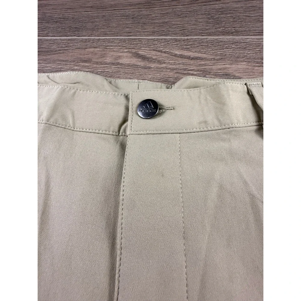 Adidas Adi Golf Shorts Mens 34" Hemp Beige Performance Khaki HG8844 NEW - Picture 10 of 11